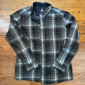 Kuhl men’s size large plaid shirt